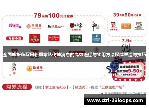 全面解析获取最新国家队伤停消息的高效途径与实用方法权威渠道与技巧